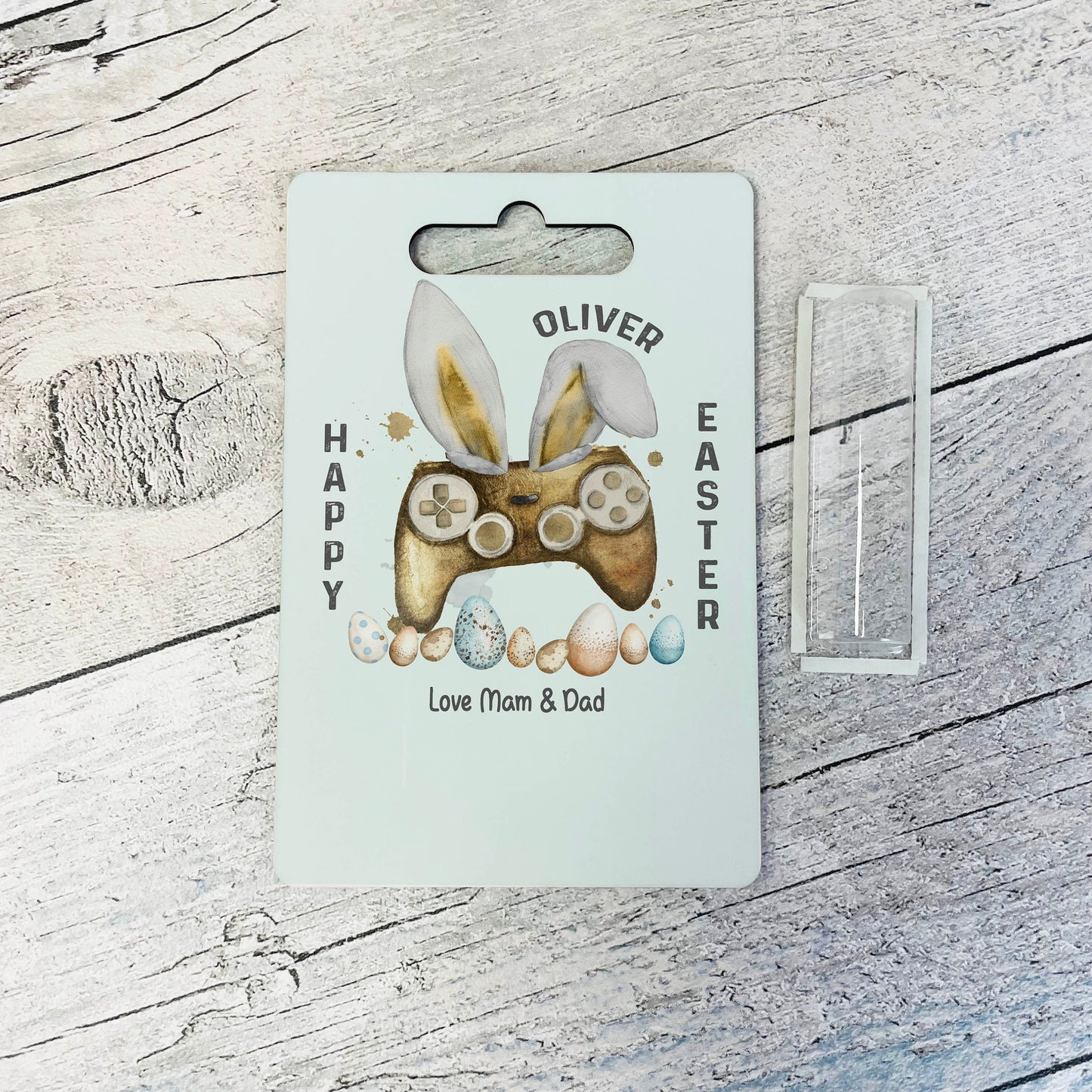 Personalised Wooden Easter Money Wallet, Personalised Easter Gift, Teenage Easter Money Gift, Gaming Easter Gift, Easter Gift Girls and Boys