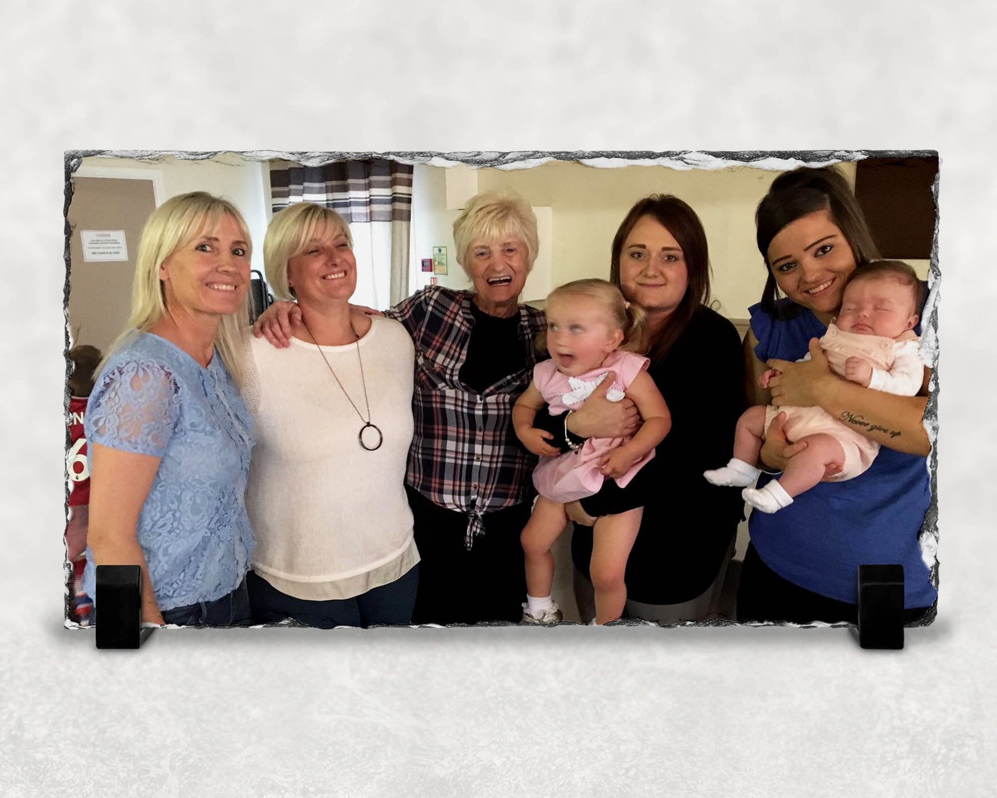 Personalised Rectangle Photo Slates Various Sizes