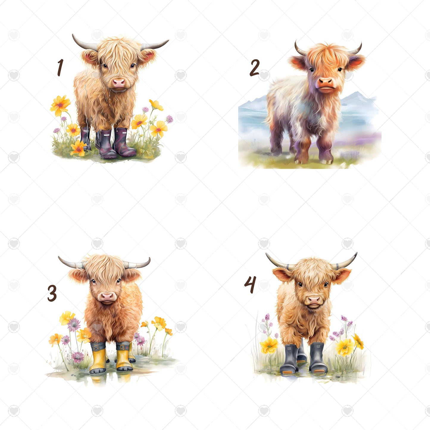 Personalised Highland Cow Tote Bag Cute Cow Storage Bag Farming Theme Gift Shoulder Bag