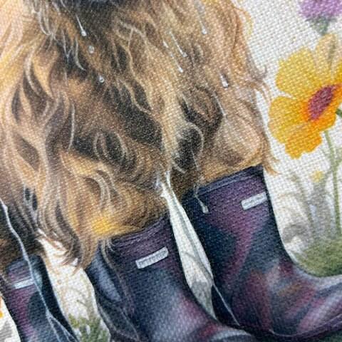 Personalised Highland Cow Cushion