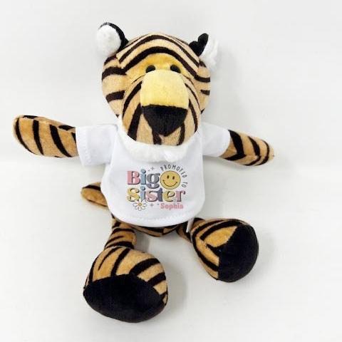 Big Sister/Brother Personalised Tiger Soft Toy