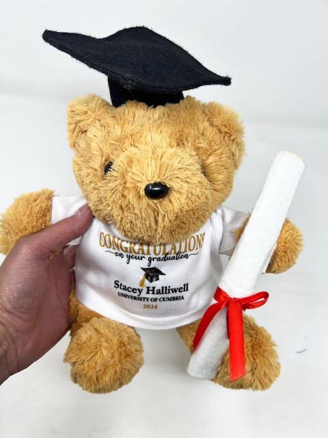 Personalised Graduation Teddy Bear With Box