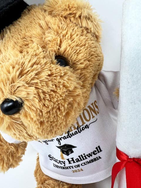 Personalised Graduation Teddy Bear With Box