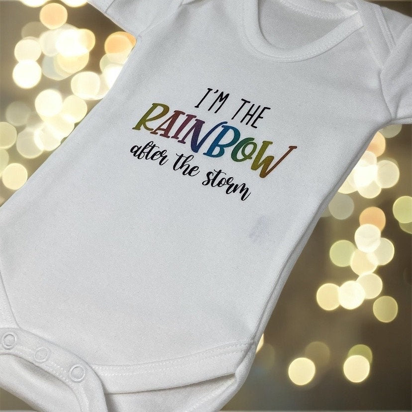 Rainbow Baby Vest