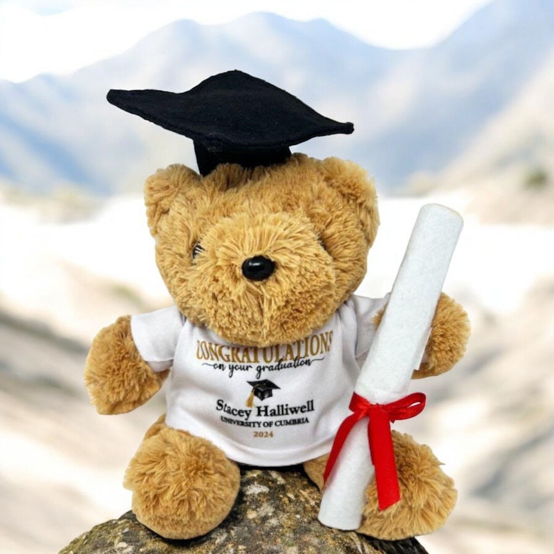 Personalised Graduation Teddy Bear With Box