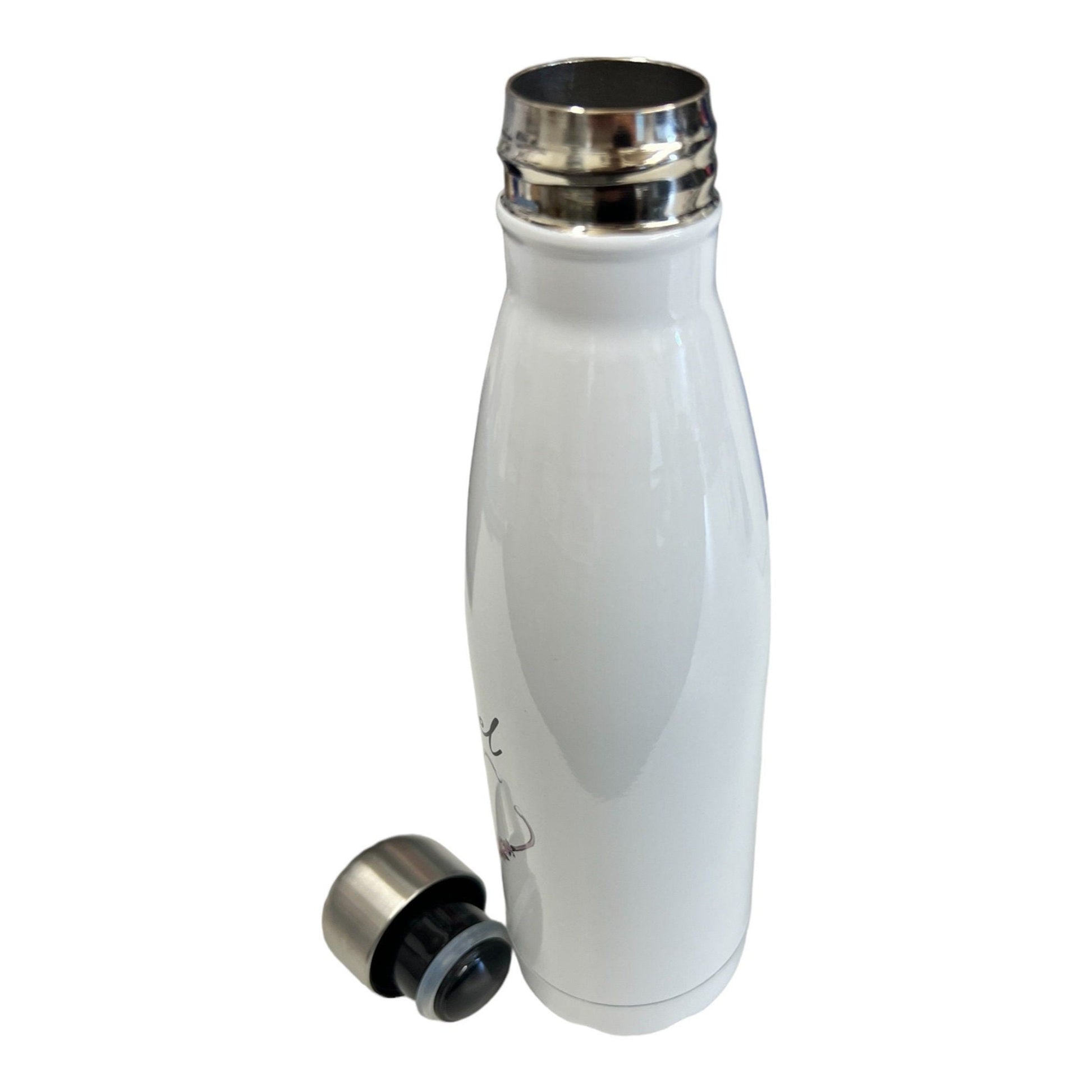 Personalised Midwife Stethoscope Thermos Water Bottle