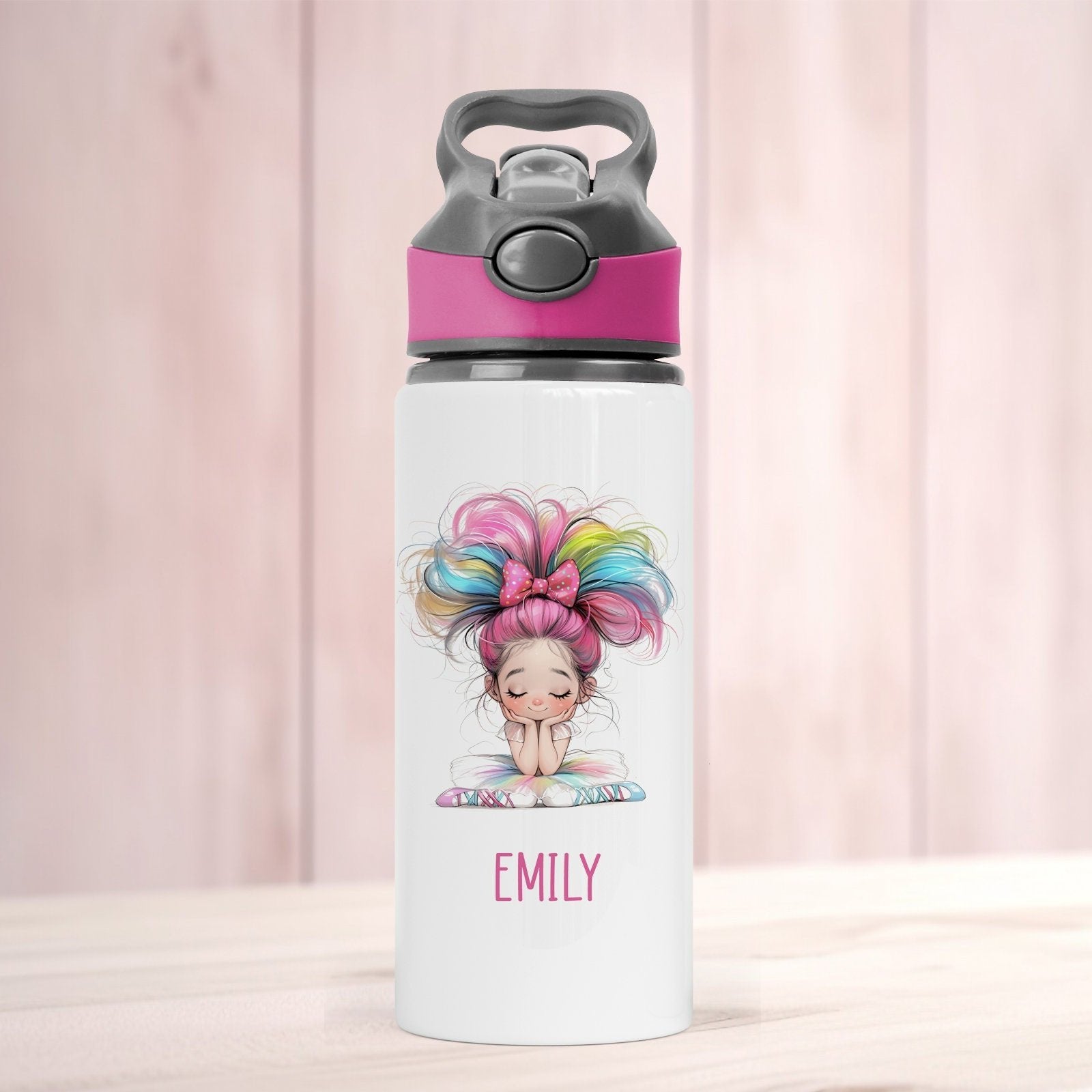 Personalised Ballerina Water Bottle