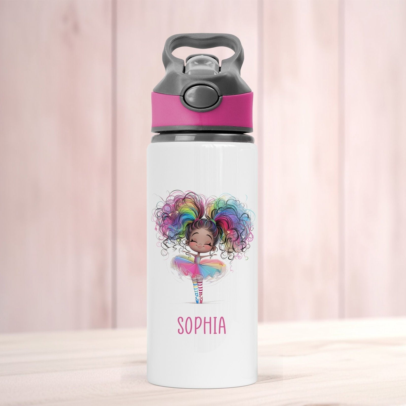 Personalised Ballerina Water Bottle