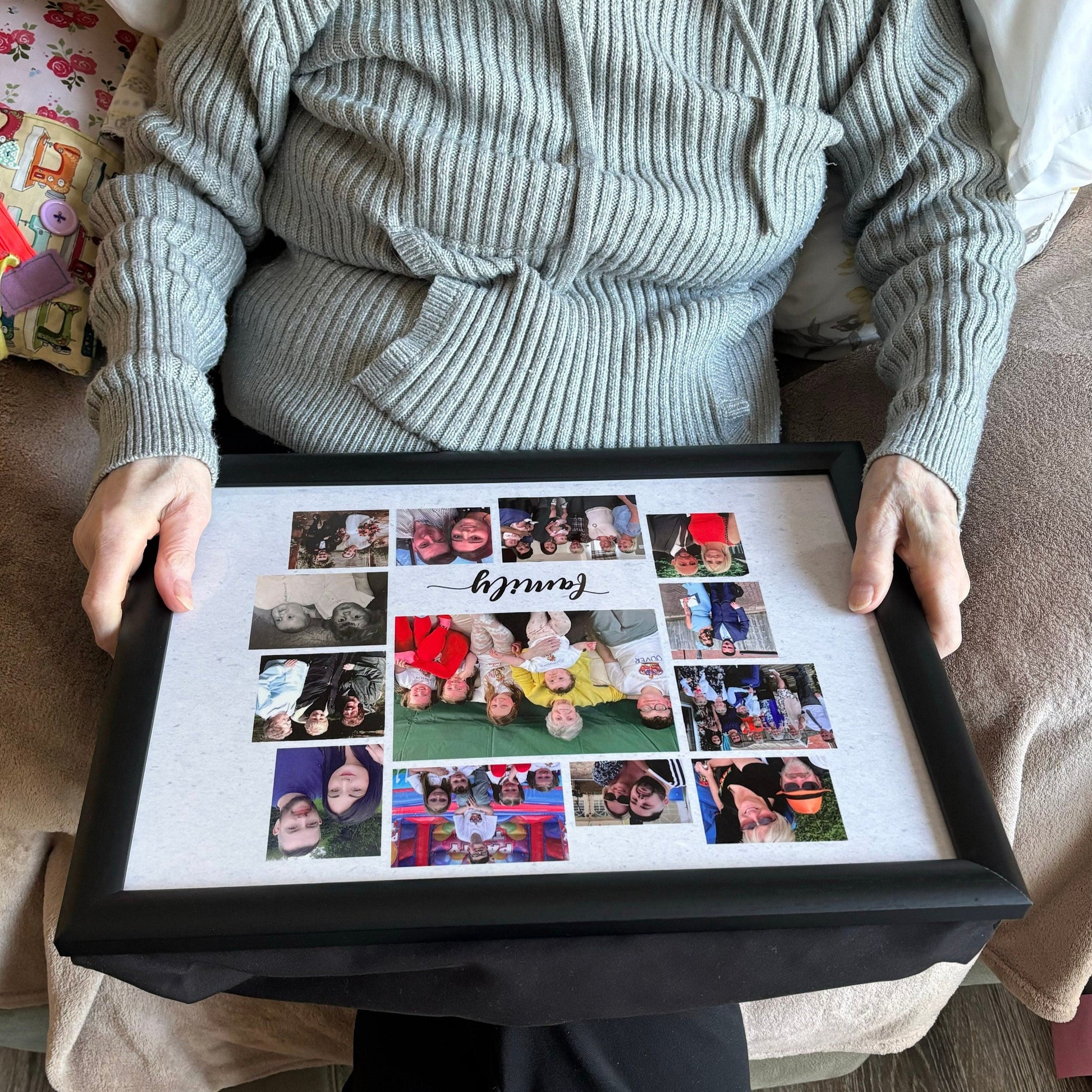 Personalised Photo Lap Tray