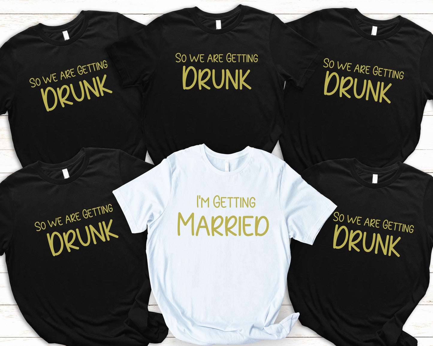 Hen Party T-Shirts, Hen Night, Hen Weekend, Fancy Dress, I'm Getting Married, Wedding Party, Bridesmaid T-Shirts