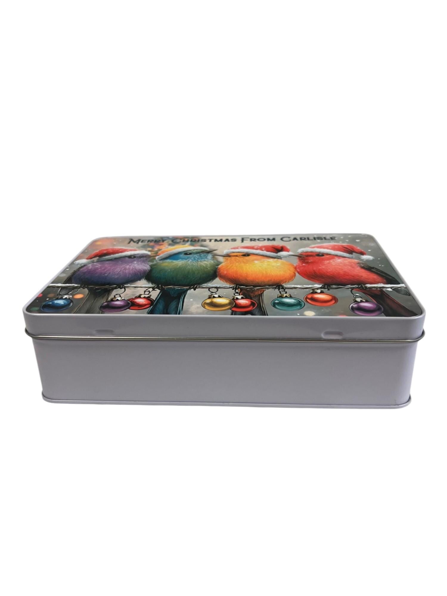 Personalised From Town, City, House Christmas Treat Tin