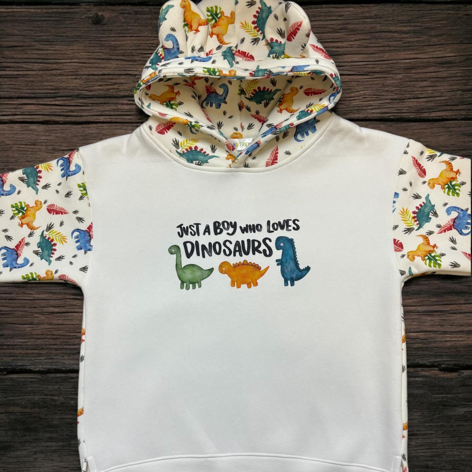 Dino hoodie Age 5-6 Years