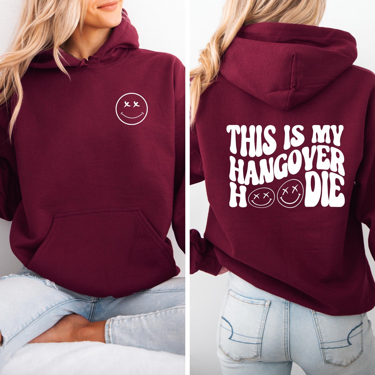 Hangover Hoodie, Unisex Hoodie, Hungover, This Is My Hangover Hoodie, Comfort Clothes, Cosy Hoodie