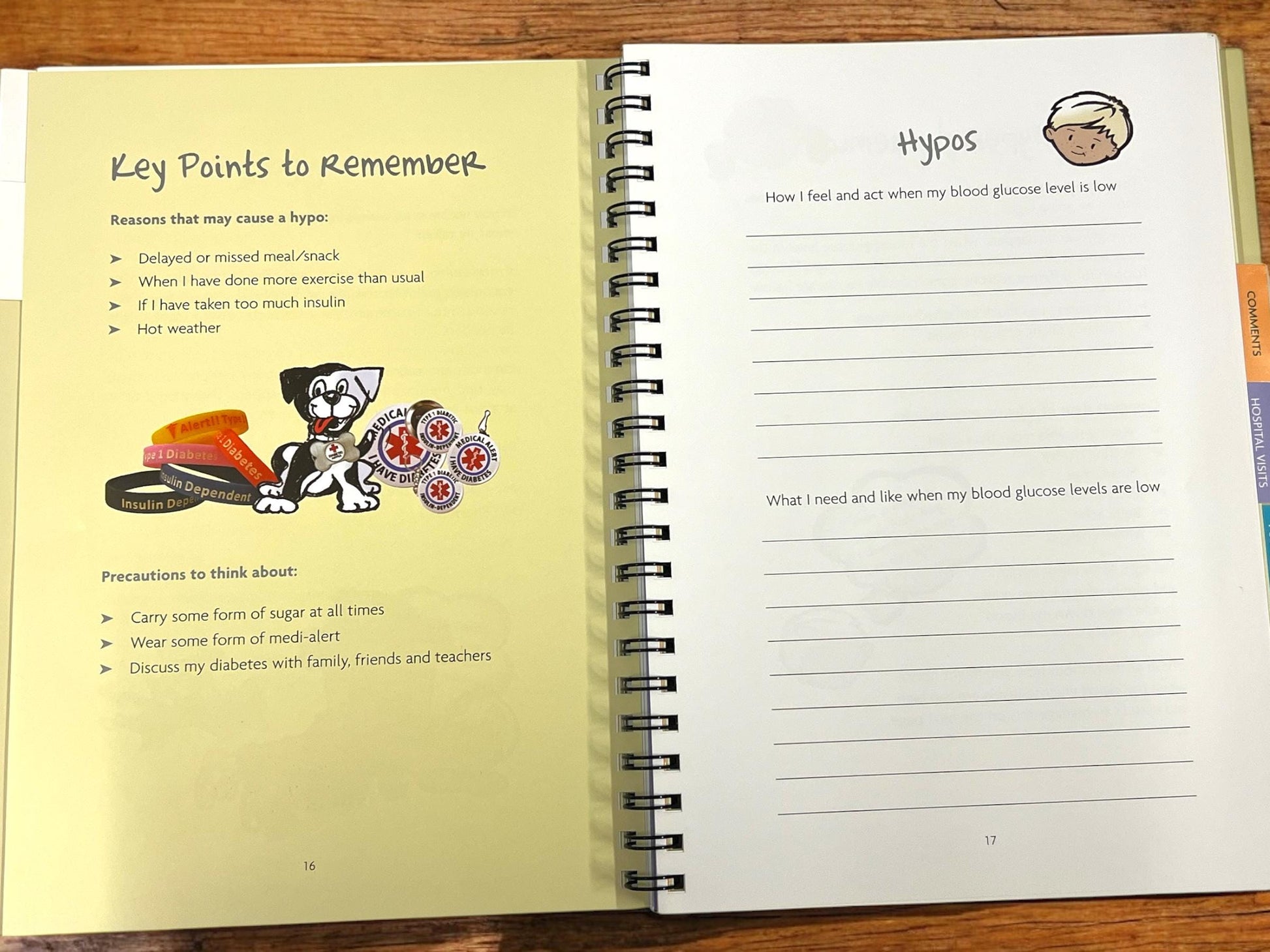 Child's Diabetic Diary