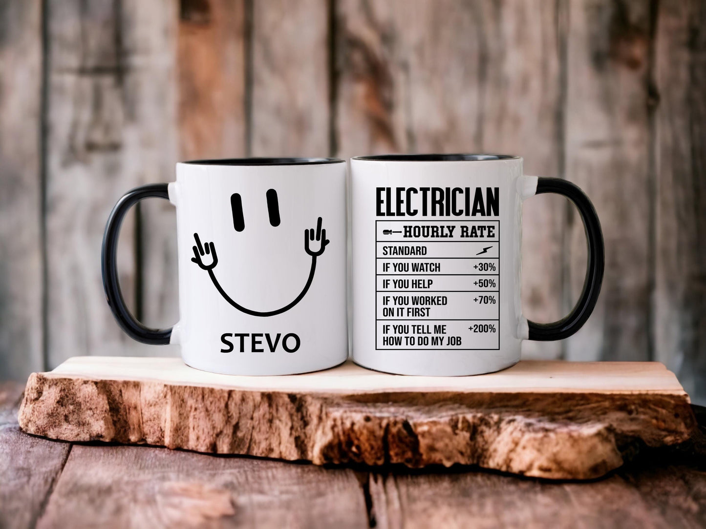 Personalised Electrician Mug, Sparky Gift,