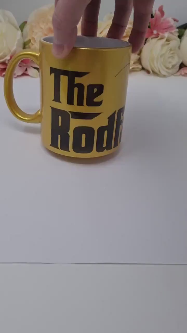 Gold Fishing Mug