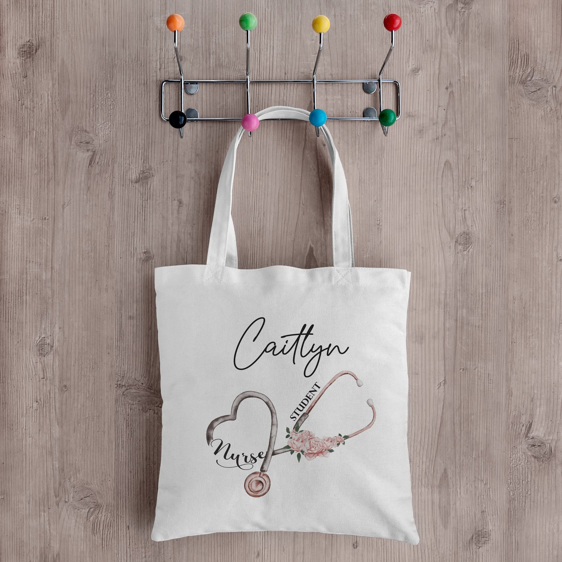 Nurse/Student Nurse Stethoscope Tote Bag